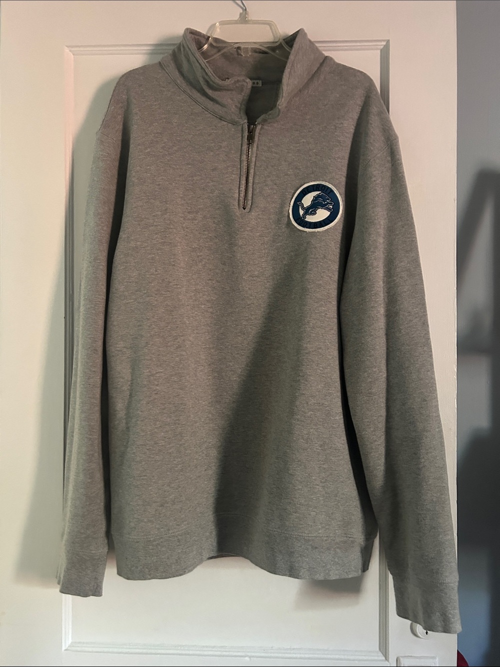 Junk food Detroit Lions quarter zip fleece